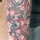 Biomech Color - Rayzor Tattoos - Harrisburg Tattoo Studio - AJ Weaver - Tattoo Artist