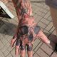 Cover Up Custom Skull - Rayzor Tattoos - Harrisburg Tattoo Artist - AJ Weaver