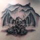 Black and Grey Dragon - Rayzor Tattoos - Harrisburg Tattoo Studio - AJ Weaver