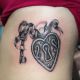 Heart and Locket - Hershey Tattoo Studio - Rayzor Tattoos - AJ Weaver