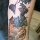 Skull Butterfly Color Gothic - Rayzor Tattoos - Harrisburg Tattoo Artist - Ray Young