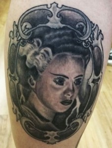 bride-of-frankenstien-custom-tattoo-portrait-harrisburg-steelton-area-realistic-aj-weaver-rayzor-tattoos-black-and-grey