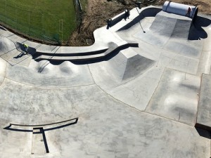 York public skatepark, one of the many built by Arment.