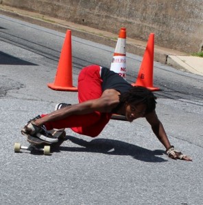 roadrash Williams of the new Public Menace skate crew... keeping it dangerous!